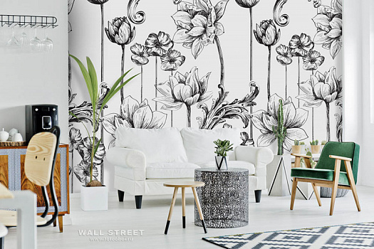 Фотообои в интерьере артикул Floreale 15, ЦВЕТОЧНЫЙ / FLOREALE, Wall street Фотообои в интерьере артикул Floreale 15, ЦВЕТОЧНЫЙ / FLOREALE, Wall street
