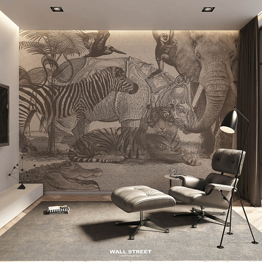 Фотообои в интерьере артикул Zenith 1, ЗЕНИТ / ZENITH, Wall street