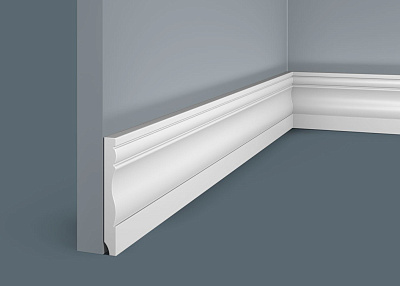 Плинтус PX015, 80Х11, Напольные плинтусы, Cosca