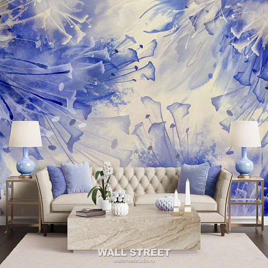 Фотообои в интерьере артикул Azure 6, AZURE, Wall street Фотообои в интерьере артикул Azure 6, AZURE, Wall street