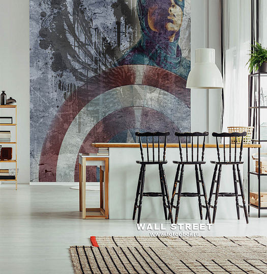 Фотообои в интерьере артикул podLOFT 12, podLOFT, Wall street Фотообои в интерьере артикул podLOFT 12, podLOFT, Wall street