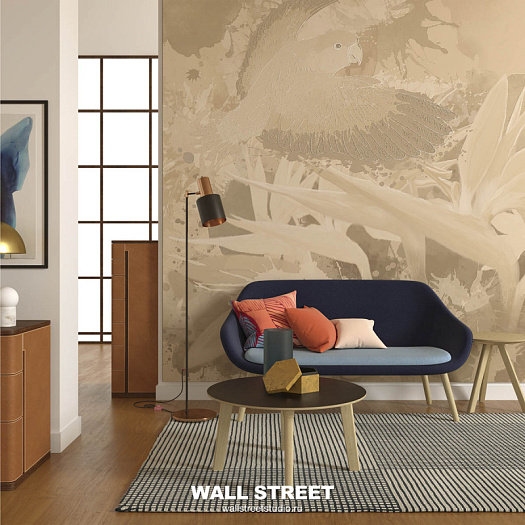 Фотообои в интерьере артикул Birdly 2, ПТИЦЫ / BIRDLY, Wall street
